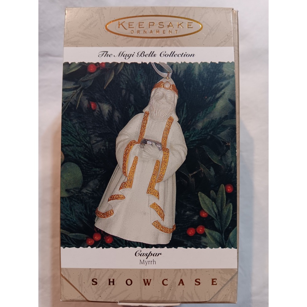 Hallmark Keepsakeโ Ornament Magi Bells Collection Caspar Myrrh 1996